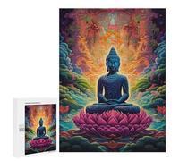 Rompecabezas para Adultos 500 PCS Rompecabezas Lotus Serenity A Spiritual Journey Rompecabezas para Adultos Juego De Ingenio Análisis Y Lógica Regalos De Cumpleaños Y Únicos 500 PCS