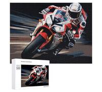Rompecabezas para Adultos 500 PCS Rompecabezas Racing Motorcycle Speed Artwork Rompecabezas para Adultos Juego De Ingenio Análisis Y Lógica Regalos De Cumpleaños Y Únicos 500 PCS