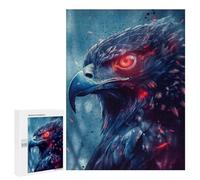 Rompecabezas para Adultos 500 PCS Rompecabezas Red Eyed Hawk Rompecabezas para Adultos Juguete Decoración De Pared Aliviador del Estrés Difícil Y Desafiante 500 PCS