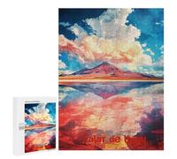 Rompecabezas para Adultos 500 PCS Rompecabezas Salar De Uyuni Art Rompecabezas para Adultos Juguetes Antiestrés Análisis Y Lógica Cumpleaños 500 PCS