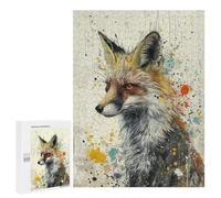 Rompecabezas para Adultos 500 PCS Rompecabezas Whimsical Fox Art Rompecabezas para Adultos Juguete Decoración De Pared Aliviador del Estrés Difícil Y Desafiante 500 PCS