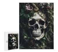 Rompecabezas para Adultos 500 PCS Skull Head 4 Rompecabezas para Adultos Juego Práctico Mejora La Memoria Regalos para Amigos Y Familiares 500 PCS