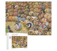Rompecabezas para Adultos 500 PCS Turkey Day Chaos A Thanksgiving Meme Extravaganza! Rompecabezas para Adultos Juguete Decoración De Pared Regalos para Mujeres Gran Regalo para Juegos 500 PCS