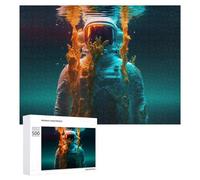 Rompecabezas para Adultos 500 PCS Underwater Astronaut Adventure -1 Rompecabezas para Adultos Juegos Relajantes Análisis Y Lógica Cumpleaños Y Navidad 500 PCS
