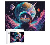 Rompecabezas para Adultos 500 PCS Vibrant Cosmic Journey Rompecabezas para Adolescentes Juego De Ingenio Carrera De Velocidad De Manos Regalos De Cumpleaños Y Únicos 500 PCS