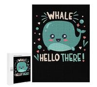 Rompecabezas para Adultos 500 PCS Whale Hello There Rompecabezas para Adultos Juego Práctico Mejora La Memoria Regalos para Amigos Y Familiares 500 PCS
