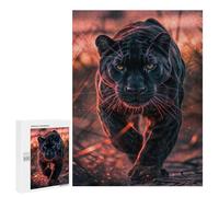 Rompecabezas para Adultos 500 PCS Wild Black Panther Rompecabezas para Adultos Juguetes Antiestrés Decoración del Hogar Cumpleaños Y Navidad 500 PCS