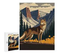 Rompecabezas para Adultos 500 PCS Wolf Art Series Style 8 Rompecabezas para Adultos Juego De Ingenio Desafío Difícil 500 PCS