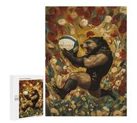Rompecabezas para Adultos 500 PCS Wolverine Rugby Player Rompecabezas para Adultos Juegos Familiares Regalo De Cumpleaños Regalos De Cumpleaños 500 PCS