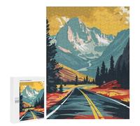 Rompecabezas para Adultos 500 PCS Yellowstone National Park Rompecabezas para Adultos Juegos Familiares Alivia El Estrés Regalo De Cumpleaños, Regalos, 500 PCS