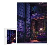 Rompecabezas para adultos 500 piezas Cozy Library Haven Puzzles para adultos, juguetes, decoración de pared, regalos para mujeres, gran regalo para juegos, 500 piezas