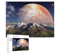 Rompecabezas para adultos, 500 piezas, planeta de fantasía, paisaje, adolescentes, juguetes antiestrés, regalos para mujeres, actividades divertidas en casa, 500 piezas