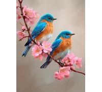 Rompecabezas para Adultos 500 Piezas, Puzzle 500 Piezas Adultos Aves, 52x38cm Puzzles Desafiante Rama de la Flor con Letras en la Parte Posterior sin Polvo, Relax Regalo para Mujeres y Hombres