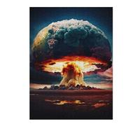 Rompecabezas para Adultos 52x38cm/1000pcs Atomic Explosion Rompecabezas para Adultos: Divertidos Juegos Que Mejoran La Memoria. Regalos para Amigos Y Familiares 52x38cm/1000pcs