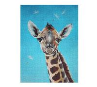 Rompecabezas para Adultos 52x38cm/1000pcs Giraffe Rompecabezas para Adultos Juegos Relajantes Alivia El Estrés Cumpleaños Y Navidad 52x38cm/1000pcs
