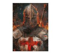 Rompecabezas para Adultos 52x38cm/1000pcs Knights of The Holy Order Rompecabezas para Adultos Juego De Ingenio Arte Mural Desafío Educativo 52x38cm/1000pcs