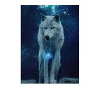 Rompecabezas para Adultos 52x38cm/1000pcs Magical Wolf Necklace Artwork Rompecabezas para Adultos Juguetes Antiestrés Regalos De Decoración Amigos Y Familiares 52x38cm/1000pcs