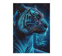 Rompecabezas para Adultos 52x38cm/1000pcs Neon Tiger Portrait -8 Rompecabezas para Adolescentes Juguetes Antiestrés Pero Divertidos Y Humorísticos Difíciles Y Desafiantes 52x38cm/1000pcs