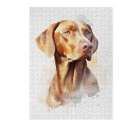 Rompecabezas para Adultos 52x38cm/1000pcs Vizsla Watercolor Dog Rompecabezas para Adultos Juegos Relajantes Difícil Difícil Actividades Divertidas En Casa 52x38cm/1000pcs