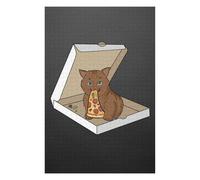 Rompecabezas para Adultos 75x50cm/1000pcs Cute Cat Stealing Pizza Rompecabezas para Adultos Juego De Ingenio Decoración De Pared Juego Desafiante Regalos 75x50cm/1000pcs