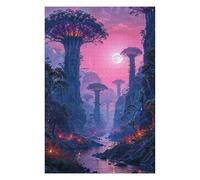Rompecabezas para Adultos 75x50cm/1000pcs Fantasy Forest Landscape Rompecabezas para Adultos Juego De Ingenio Regalos para Mujeres Actividades Divertidas En Casa 75x50cm/1000pcs