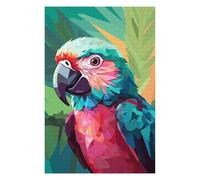 Rompecabezas para Adultos 75x50cm/1000pcs Green and Pink Parrot Rompecabezas para Adultos Juegos Familiares Decoración De Pared Difícil Y Desafiante 75x50cm/1000pcs