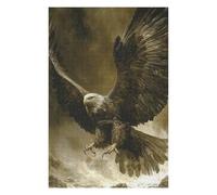 Rompecabezas para Adultos 75x50cm/1000pcs Majestic Eagle in Flight Rompecabezas Prácticos para Adultos: Análisis Y Lógica. Diversión En Casa. Actividades, 75x50cm/1000pcs