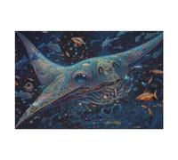 Rompecabezas para Adultos 75x50cm/1000pcs Whale of A Tale An Underwater Odyssey Rompecabezas Juego Práctico Desafío Difícil Regalos para Amigos Y Familiares 75x50cm/1000pcs