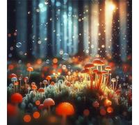 Rompecabezas para Adultos 80 Piezas Hongos del Bosque Puzzle Adultos,Entretenimiento Creativo Diversión,Decoración Familiar,Regalo para la Relajación