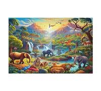 Rompecabezas Para Adultos African Animals 1000 Piezas Puzzles Juegos Juguetes Educativos Para Niños 12+ Y Adultos (75×50cm)