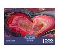 Rompecabezas para Adultos - Amor artístico, Un Desafiante Acertijo, Símbolo del corazón, para Toda La Familia, Actividad Artística Desafiante Y Relajante 52x38cm/1000pcs