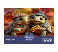 Rompecabezas para Adultos - Amor por Las Tortugas, Juegos De Rompecabezas para Toda La Familia, Animales Marinos, Un Desafiante Acertijo 70x50cm/1000pcs