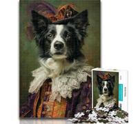 Rompecabezas para Adultos, Animales, Border Collie, 1000 Piezas, Rompecabezas para Adultos y Adolescentes, Regalos para Amigos y Familiares para Mayores de 14 años, 50x75cm