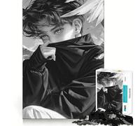 Rompecabezas para Adultos Anime Angel Boy de 1000 Piezas,Juego Mental,Regalo,Troquelado de Alta precisión,Actividad Relajante para Grupos en Interiores (50x75cm)