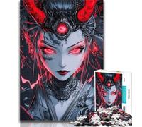 Rompecabezas para Adultos Anime Flying Dragon Girl 1000 Piezas Rompecabezas para Adolescentes, Juguetes Juegos educativos Alivio del estrés Mejora el Amor en Pareja 26x38cm