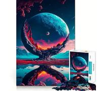 Rompecabezas para Adultos Árbol Ancestral 1000 Piezas Juego de Entrenamiento cognitivo Encaje Huecos Actividad Relajante para la Mente (38x26cm)