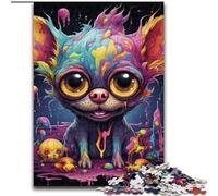 Rompecabezas para Adultos, Arte Colorido, Monstruos, desafiantes Rompecabezas de 26x38cm, Juego de ingenio, Juego Familiar Interactivo, Apto para Mayores de 14 años.
