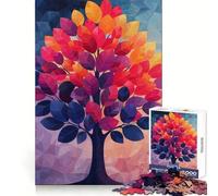 Rompecabezas para Adultos Autumn Spectrum de 1000 Piezas: Concentración, Habilidad, Escape Tranquilo, Interconexión, Regalo Bien pensado (38x52cm)