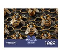 Rompecabezas para Adultos, Bloque de Panal Tridimensional, Actividad Artística Desafiante Y Relajante, Visión artística, para Niños De 6 9 12años Familia Juego, Regalos Adultos Y Niños 52x38cm/1000p