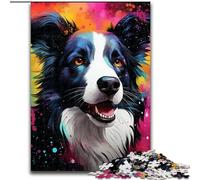 Rompecabezas para Adultos Border Collie Nebula, desafiantes Rompecabezas de 26x38cm, Juego de ingenio, Juego Interactivo Familiar, Apto para Mayores de 14 años.