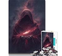 Rompecabezas para Adultos Caballero Misterioso para Adolescentes, 1000 Piezas, Juguete Educativo Intelectual descompresor, Regalo de cumpleaños, 26x38cm