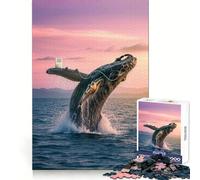 Rompecabezas para Adultos Canto de Ballena: Serenidad - 1000 Piezas Desarrolla la Inteligencia, la Habilidad y la diversión Ideal para Regalar (38x26cm)