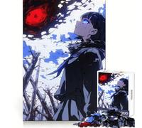 Rompecabezas para Adultos Chica Anime Enfrentando la Oscuridad de 1000 Piezas Desarrolla la Memoria, es un pasatiempo Tranquilo y Tiene Bordes limpios (38x26cm)
