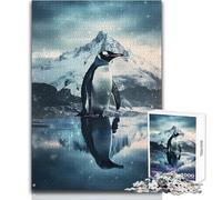 Rompecabezas para Adultos Chilly Penguin Pals de 1000 Piezas, Divertido Juego Educativo, Regalo significativo y conmovedor, tamaño 50x75cm