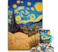 Rompecabezas para Adultos: Cielo Nocturno del Desierto Rompecabezas para Adolescentes Juguetes educativos interacción Entre Padres e Hijos (50x75cm)