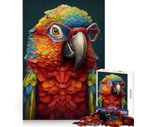 Rompecabezas para Adultos con diseño de Gafas de Loro y Cielo Nocturno, 1000 Piezas, Juguete para ejercitar la Mente, Juego Relajante, diseño y Montaje, Regalo increíble (50x75cm)