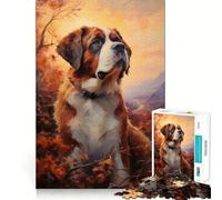 Rompecabezas para Adultos con diseño de Perro San Bernardo, 1000 Piezas, Juego de ingenio, pasatiempo para el hogar, Regalo Memorable 38x26cm
