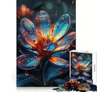 Rompecabezas para Adultos con diseño Floral Vibrante, 1000 Piezas, Que estimulan la Memoria y brindan una Experiencia placentera Corte de precisión (50x75cm)