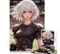 Rompecabezas para Adultos con estética de fútbol Anime, 1000 Piezas, Ejercicio Inteligente, Tiempo de Descanso Relajante, Bordes precisos, Regalo navideño (38x52cm)