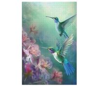 Rompecabezas Para Adultos Con Hummingbird 1000 Piezas Altamente Desafiante Puzzles de Madera Regalos Para Niños Juegos Familiares 78×53cm